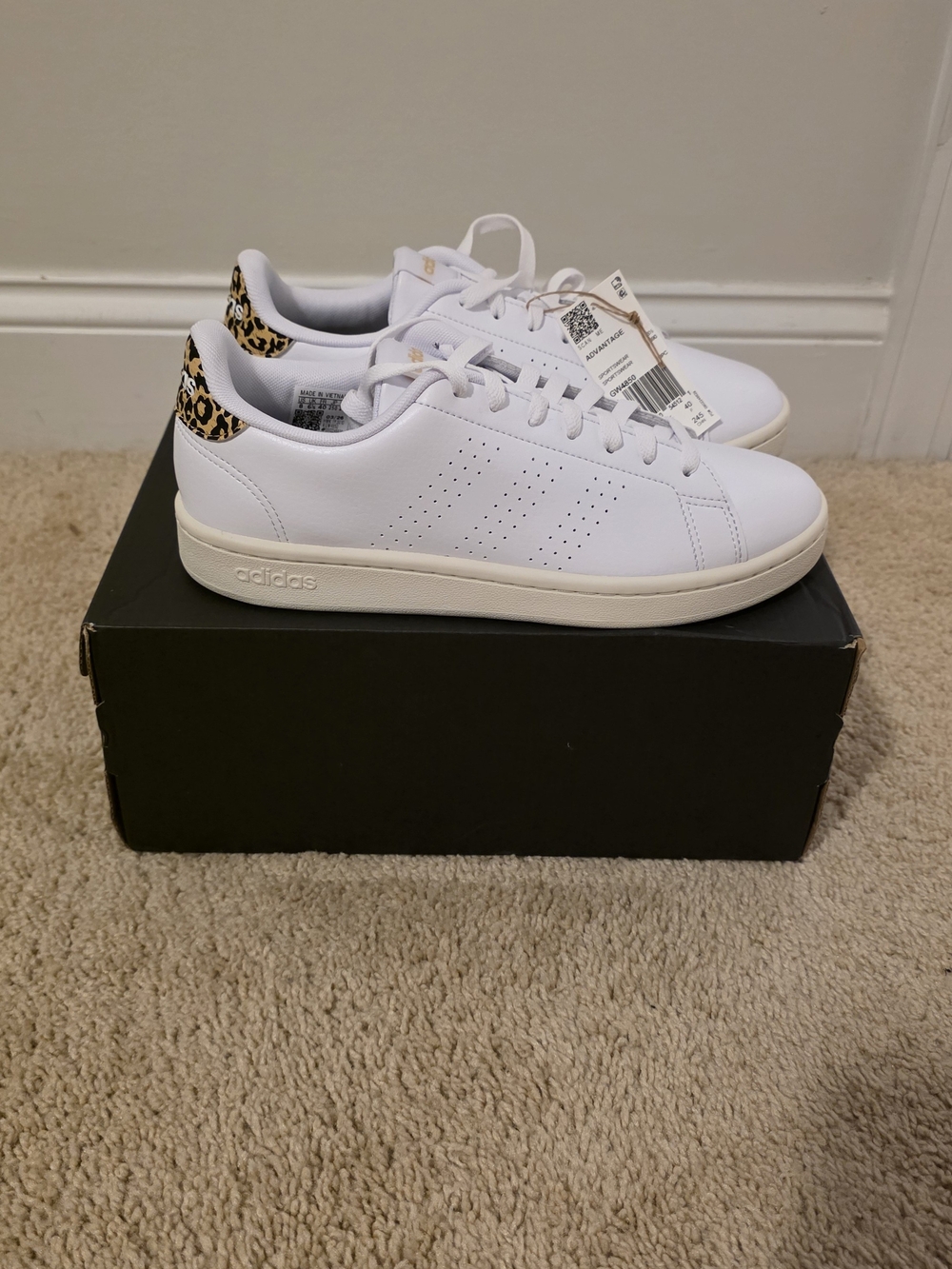 Adidas Liftstyle Court Advantage Sneaker Cheetah